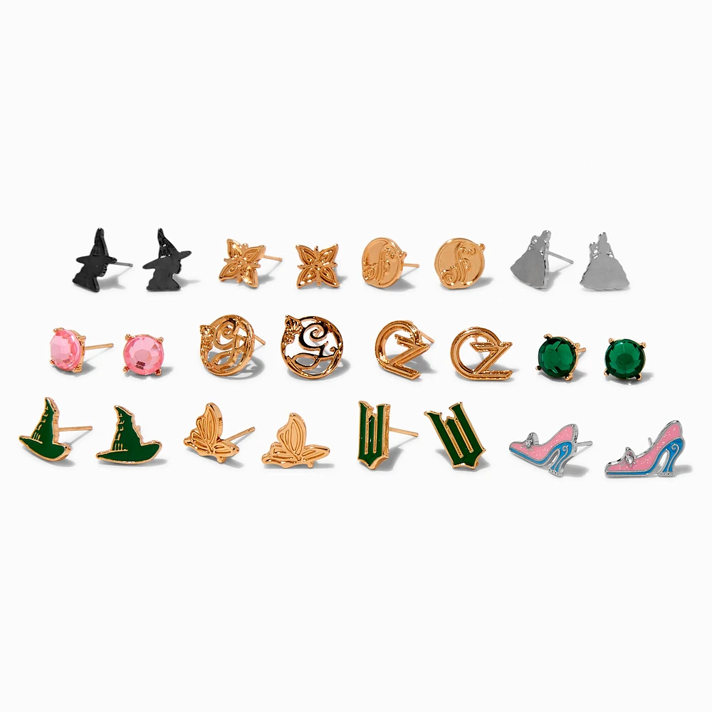 Wicked™ Claire's Exclusive Glinda & Elphaba Stud Earring Set - 12 Pack