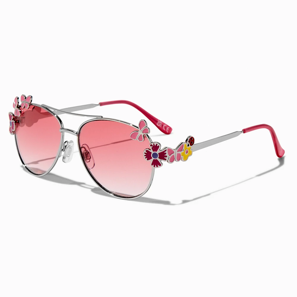 Claire's Club Butterfly Aviator Sunglasses