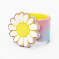 Happy Daisy Tie Dye Slap Bracelet