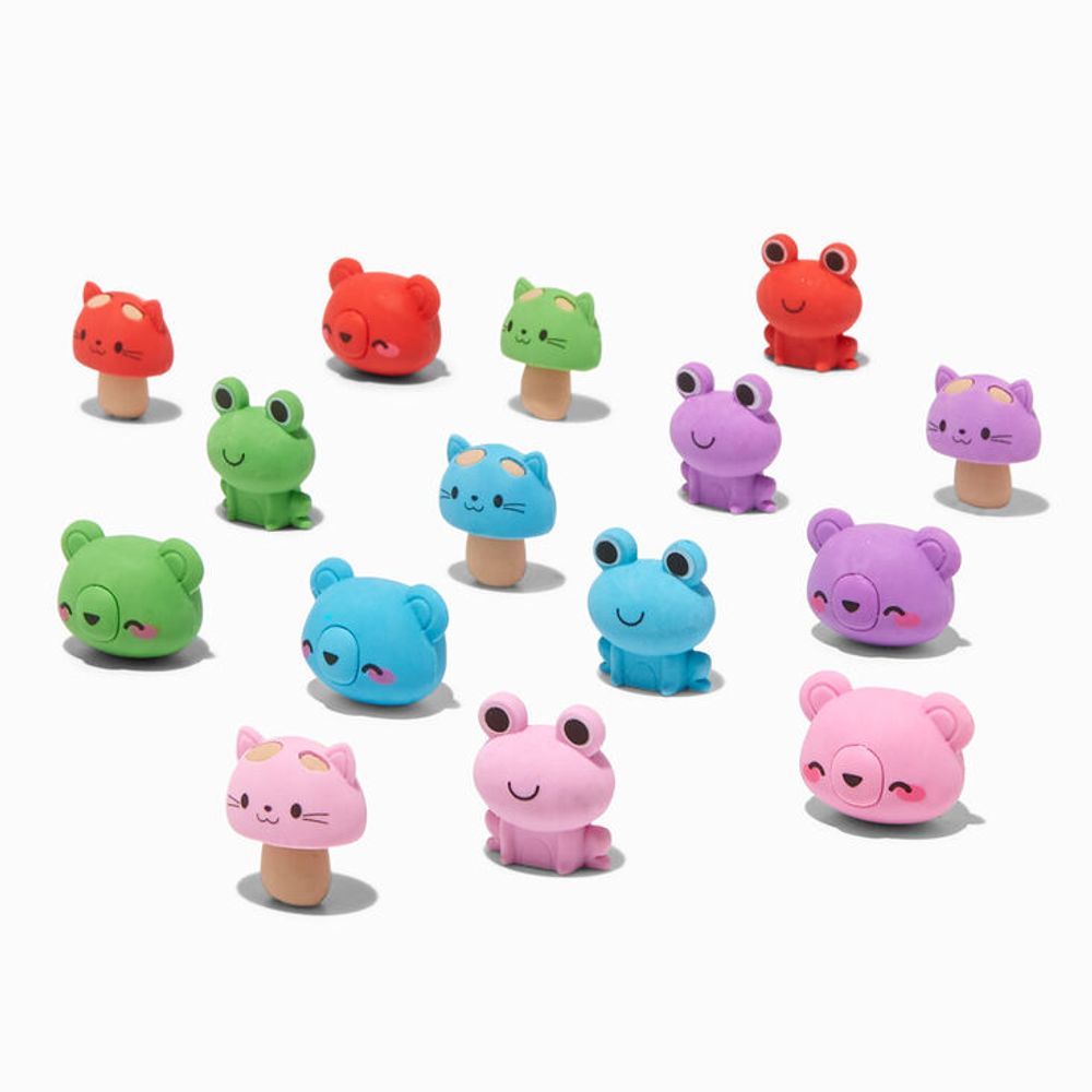 Forest  Critters Erasers - 15 Pack