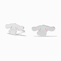 Sterling Silver Hello Kitty® and Friends Cinnamoroll® Enamel Stud Earrings