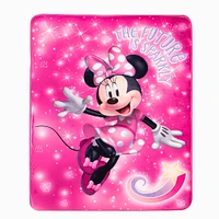 Disney Minnie Mouse Oversized Silk Touch Sherpa Throw Blanket