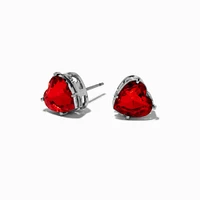 Red Heart Valentine's Day Stud Earrings