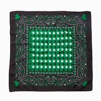 St. Patrick's Day Green Shamrock Bandana Headwrap