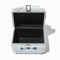 Claire's Club Starry Blue Bear Furry Lock Box