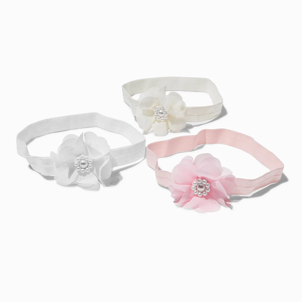 Claire's Club Special Occasion Rose Headwraps - 3 Pack