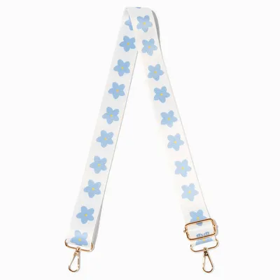 Blue Daisy Crossbody Bag Strap