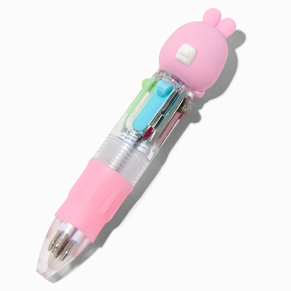 Pink Bunny Multicolored Pen