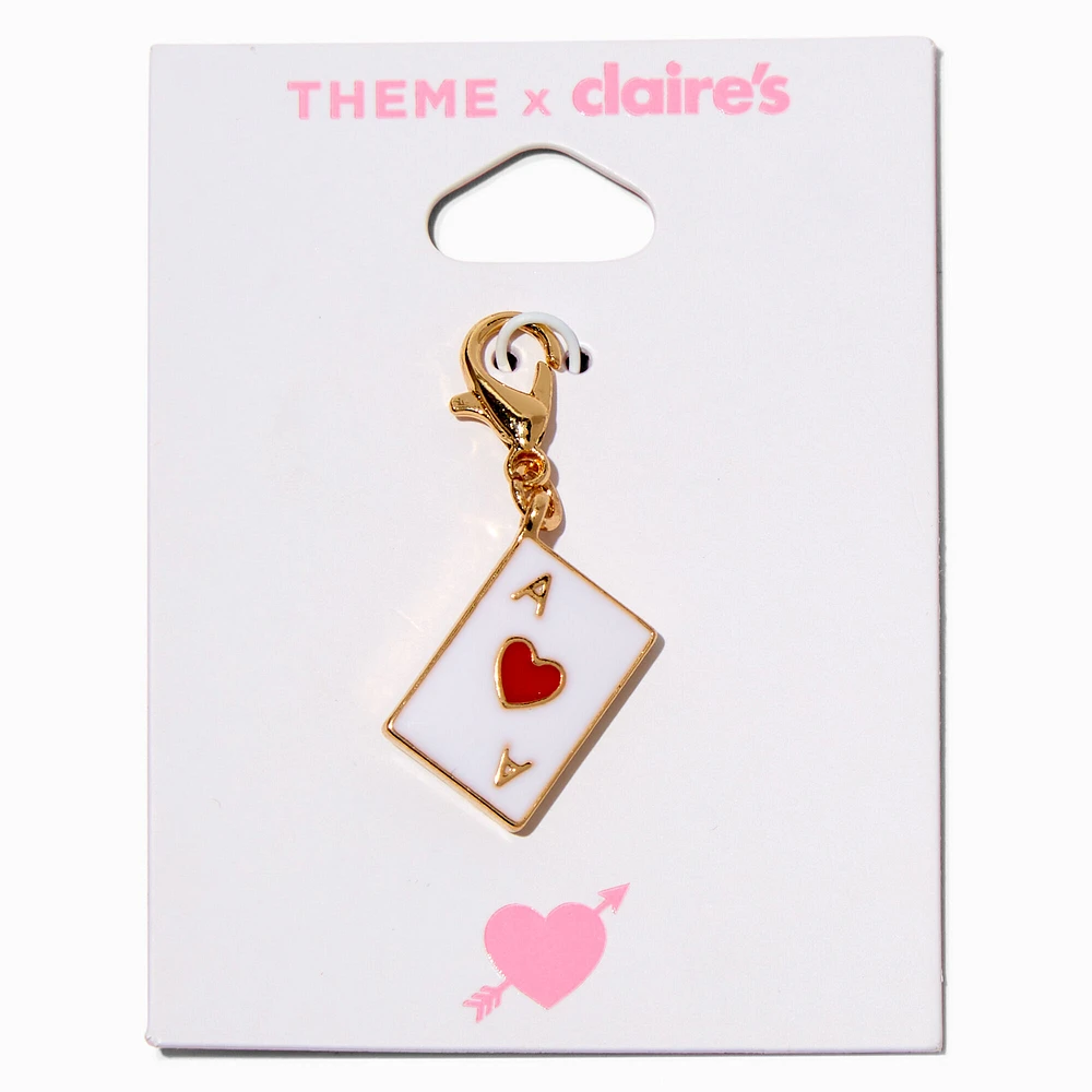 T H E M E x Claire's Gold-tone Ace of Hearts Charm