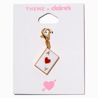 T H E M E x Claire's Gold-tone Ace of Hearts Charm