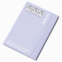 Purple Facial Blotting Papers - 50 Pack