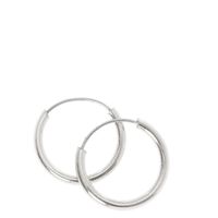 Silver 10MM Hoop Earrings