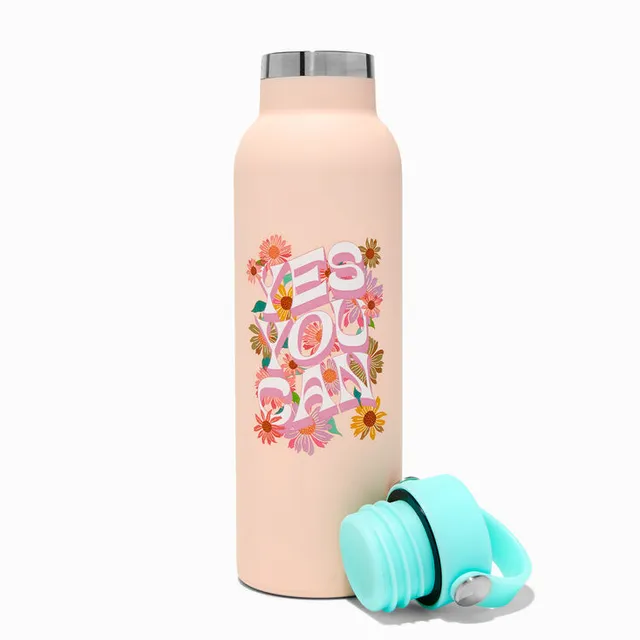 Collapsible Pink Ombre Water Bottle