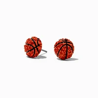 Studded Basketball Stud Earrings