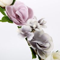 Spring Blues Flower Headband - Purple