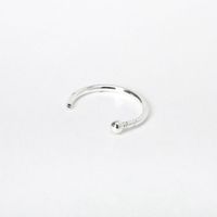 Sterling Silver 22G Open Nose Ring