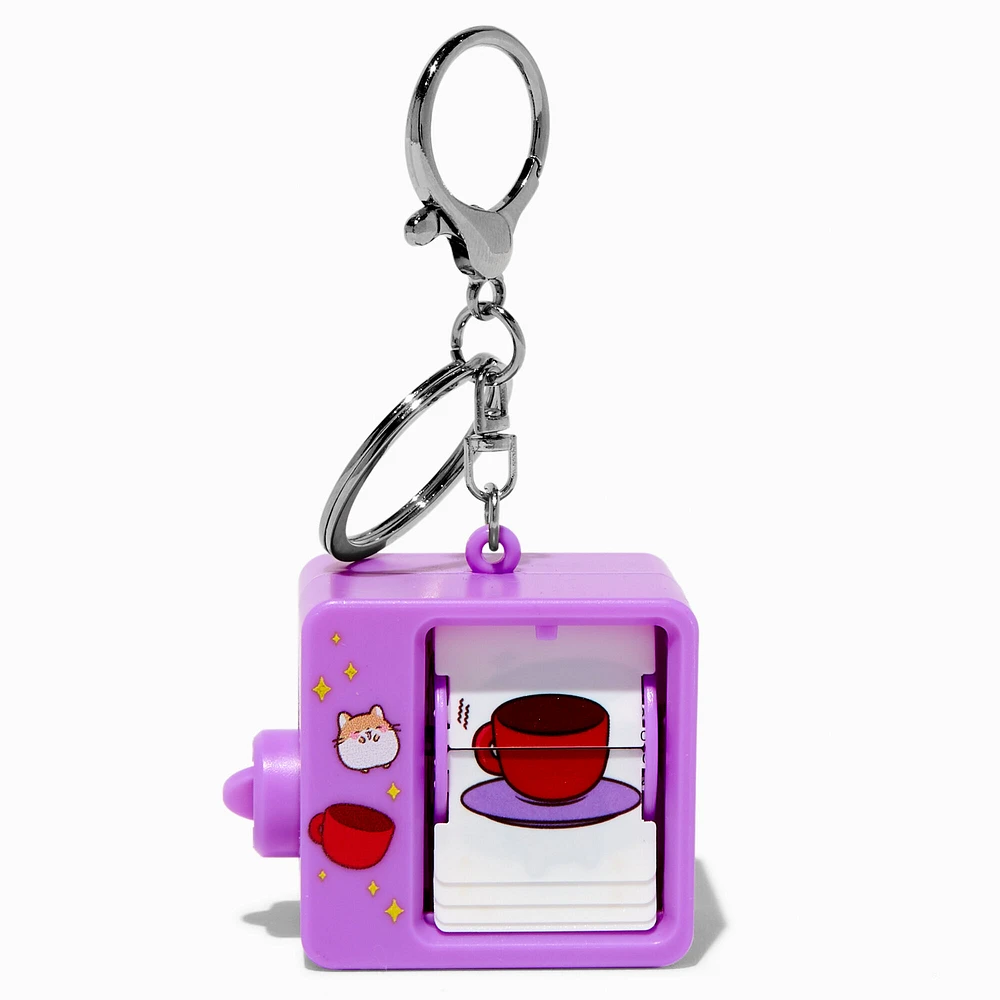 Moving Book Wind-Up Keychain