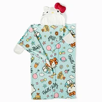 Hello Kitty® World of Kitty Hooded 3D Sculpted Hood Silk Touch Throw Blanket (ds)