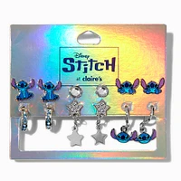 Disney Stitch Bling Stud & Hoop Earring Set - 6 Pack