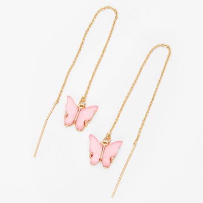 claire's butterfly earrings