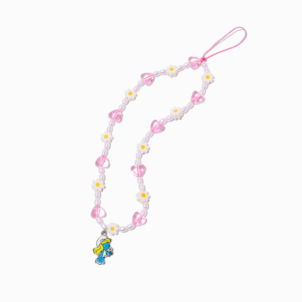 The Smurfs™ Claire's Exclusive Beaded Phone Wrist Strap
