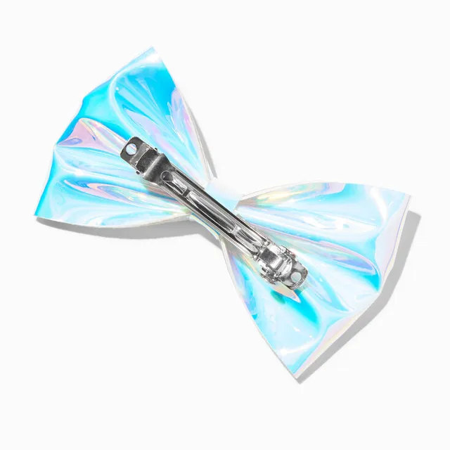 Claire's Holographic Large Hair Bow Clip