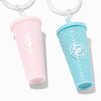 Coffee Tumbler Best Friends Keychains - 2 Pack