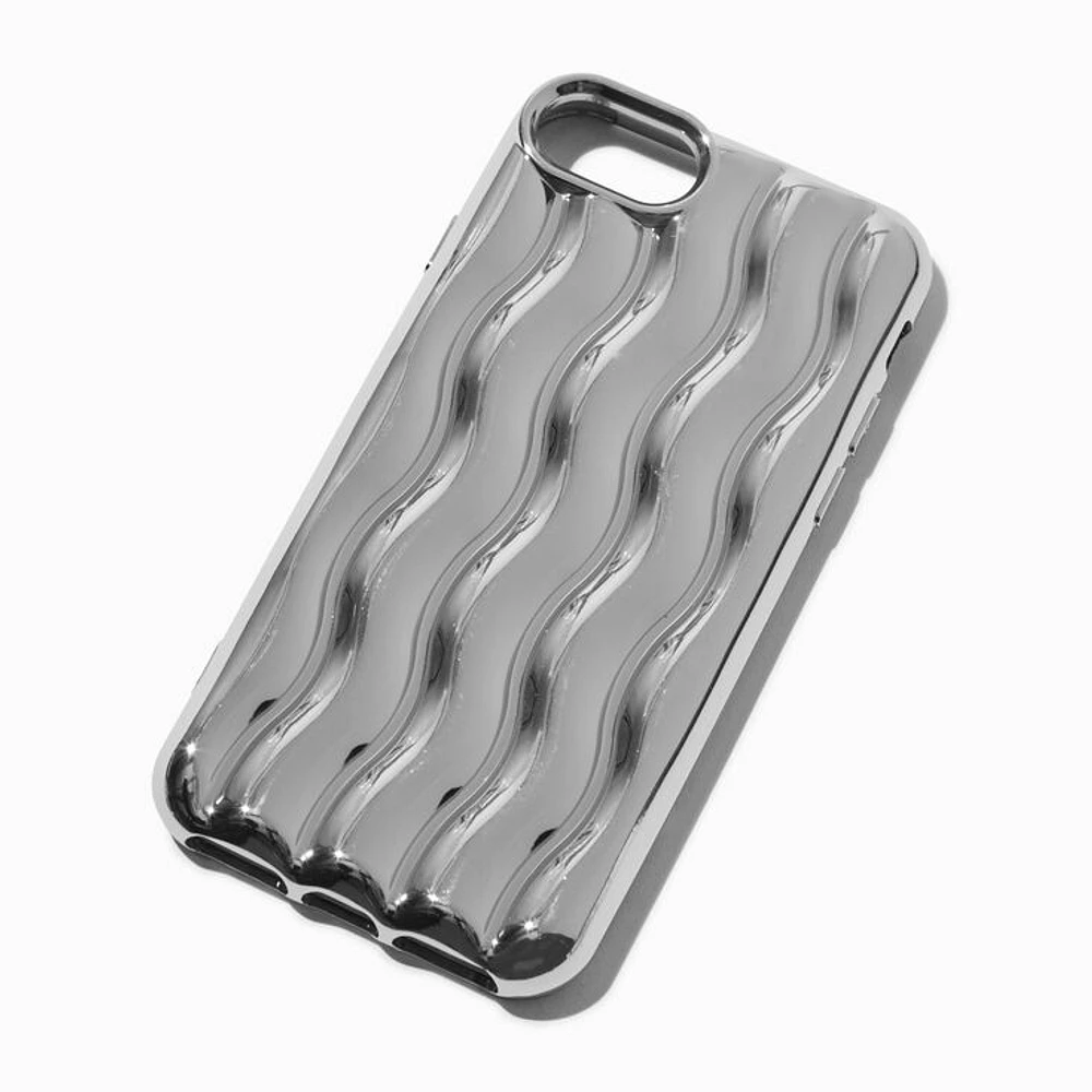 Silver Waves Phone Case