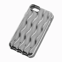 Silver Waves Phone Case