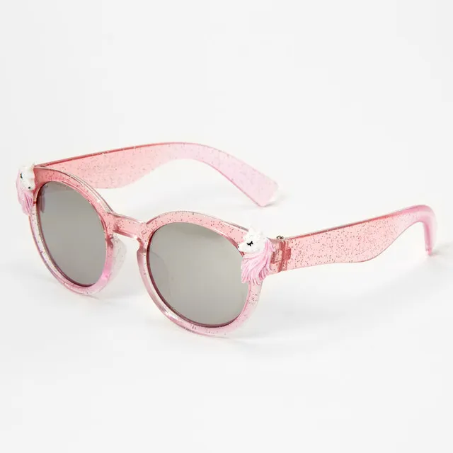 Rose Gold Tinted Mod Sunglasses - Blush