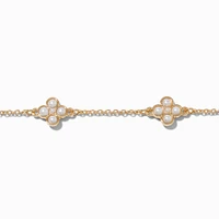 Pearl Clover Pendant Choker Necklace