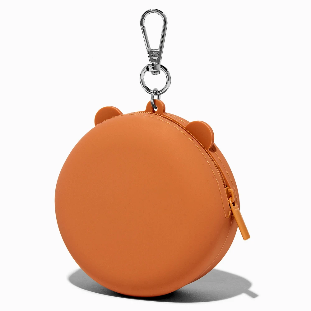 Capybara Frosted Donut Mini Mart Jelly Coin Purse Keychain