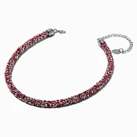 Claire's Club Pink Glitter Necklace