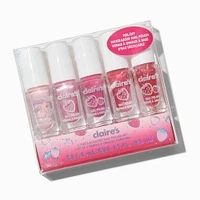 Strawberry Scented Peel-Off Nail Polish Set - 5 Pack