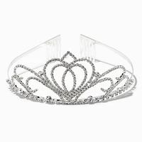 Silver Crystal Andrea Tiara