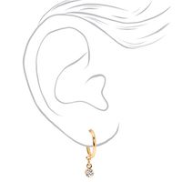 Gold Embellished Geometric Earrings Set - 6 Pack
