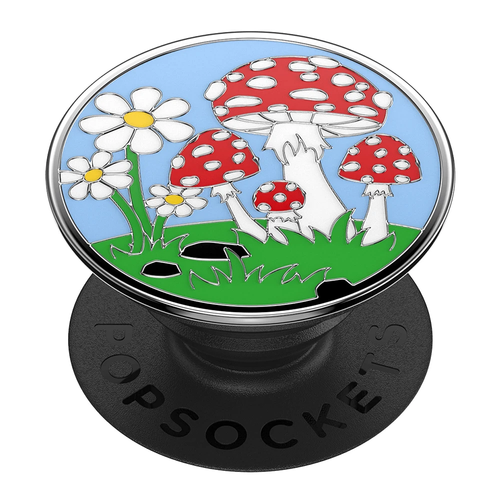 PopSockets® PopGrip - Enamel "Fun Guy" Mushrooms