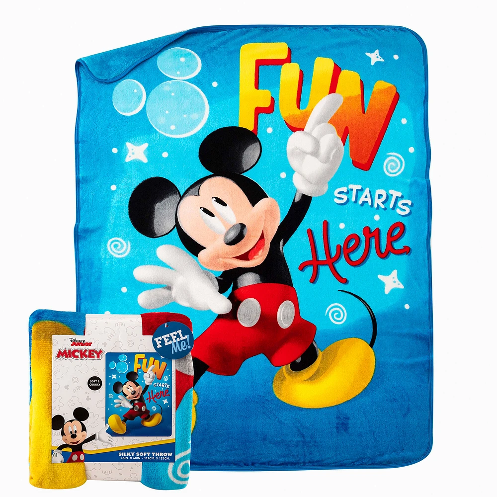 Disney Micky Mouse Touch Throw Blanket (ds)