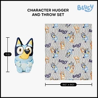 Bluey Fun Silk Touch Throw Blanket & Hugger Set (ds)