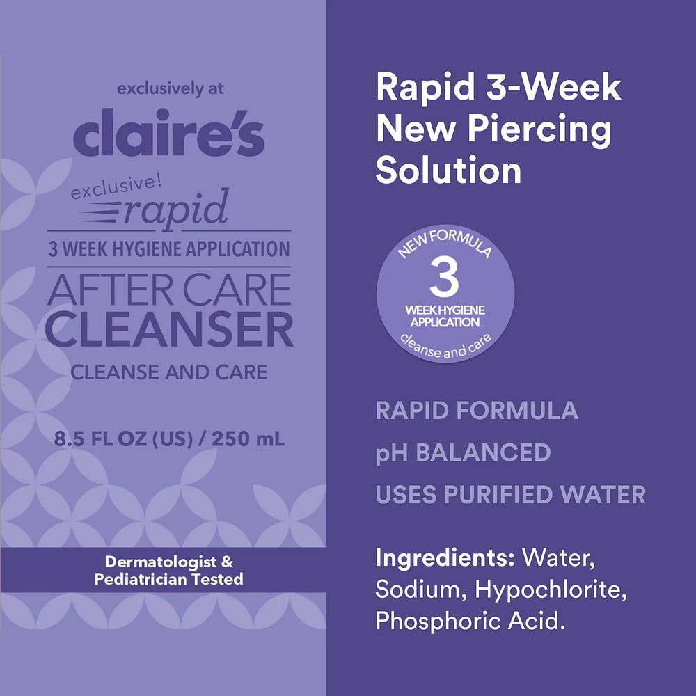 Ear Piercing Rapid™ 3 Week After Care Cleanser