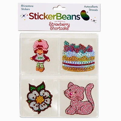 StickerBeans® x Strawberry Shortcake™ Rhinestone Sticker Set - 4 Pack