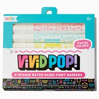 ooly® Vivid Pop! Opaque Water-Based Paint Markers - 8 Pack