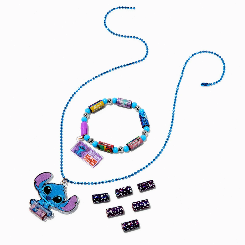 Sticki Rolls™ x Disney Stitch Sticker Bracelet & Necklace Kit - Styles Vary