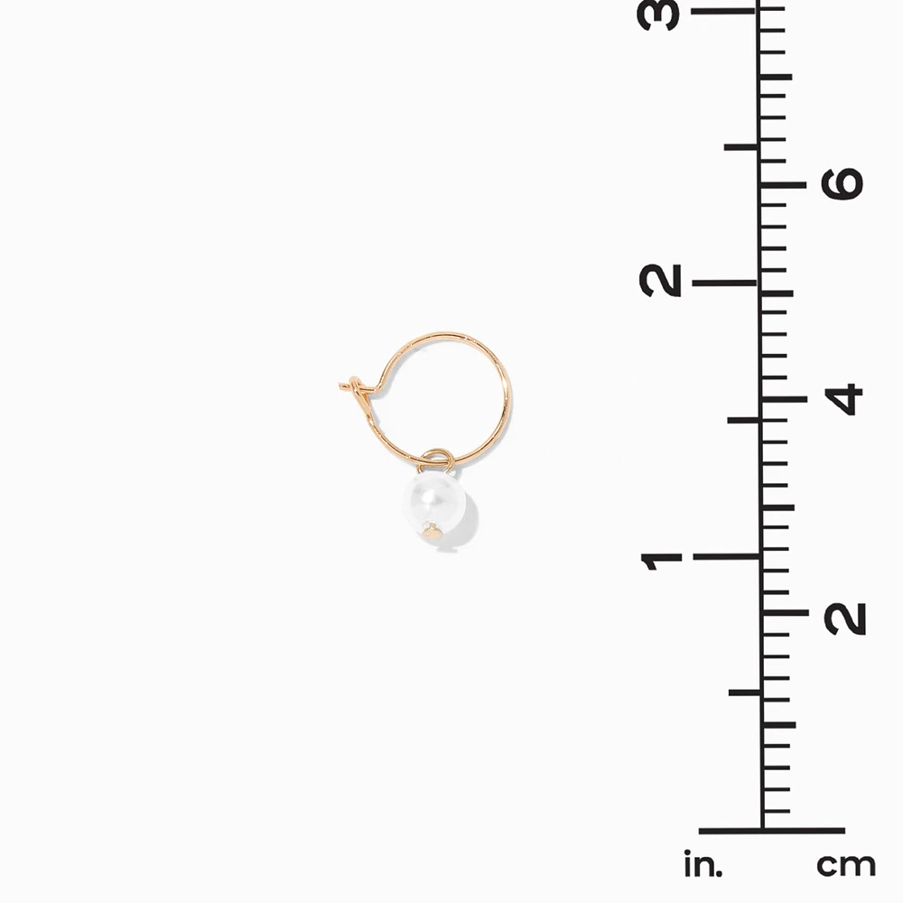 Pastel & Gold-tone Charm Earrings Set - 20 Pack