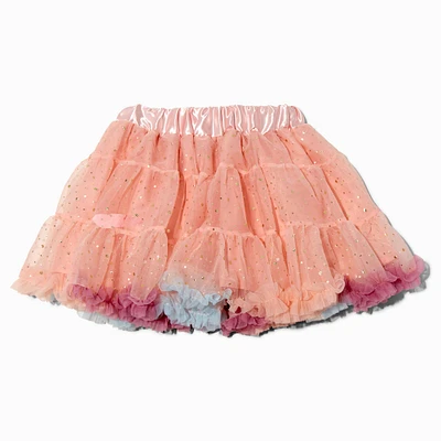 Claire's Club Pink & Gold Polka Dot Tulle Tutu