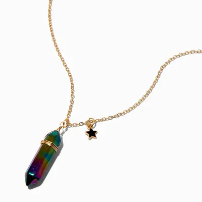 Jewel Tone Mystical Gem Pendant Necklace