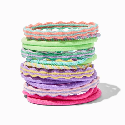 Neon Bubble Hair Ties - 16 Pack