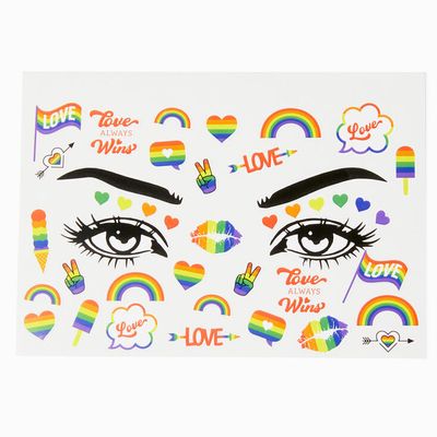 Pride Temporary Face Stickers