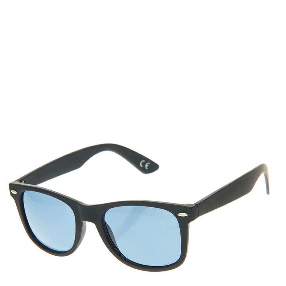 Black Matte Retro Sunglasses