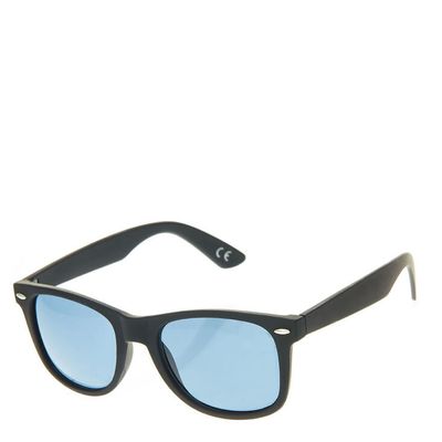 Black Matte Retro Sunglasses